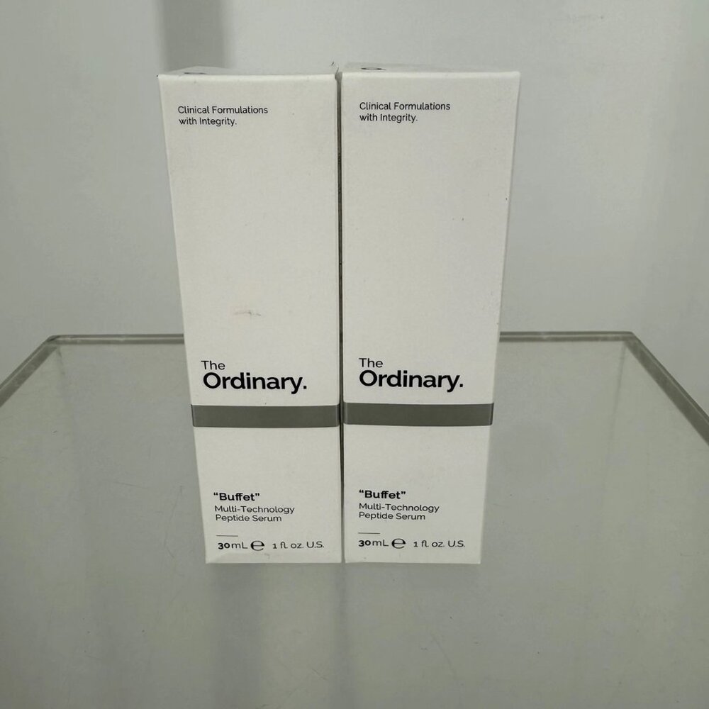 The Ordinary “Buffet” Peptide Serum — 2 × 1 fl oz (30 ml each) — Anti-Aging